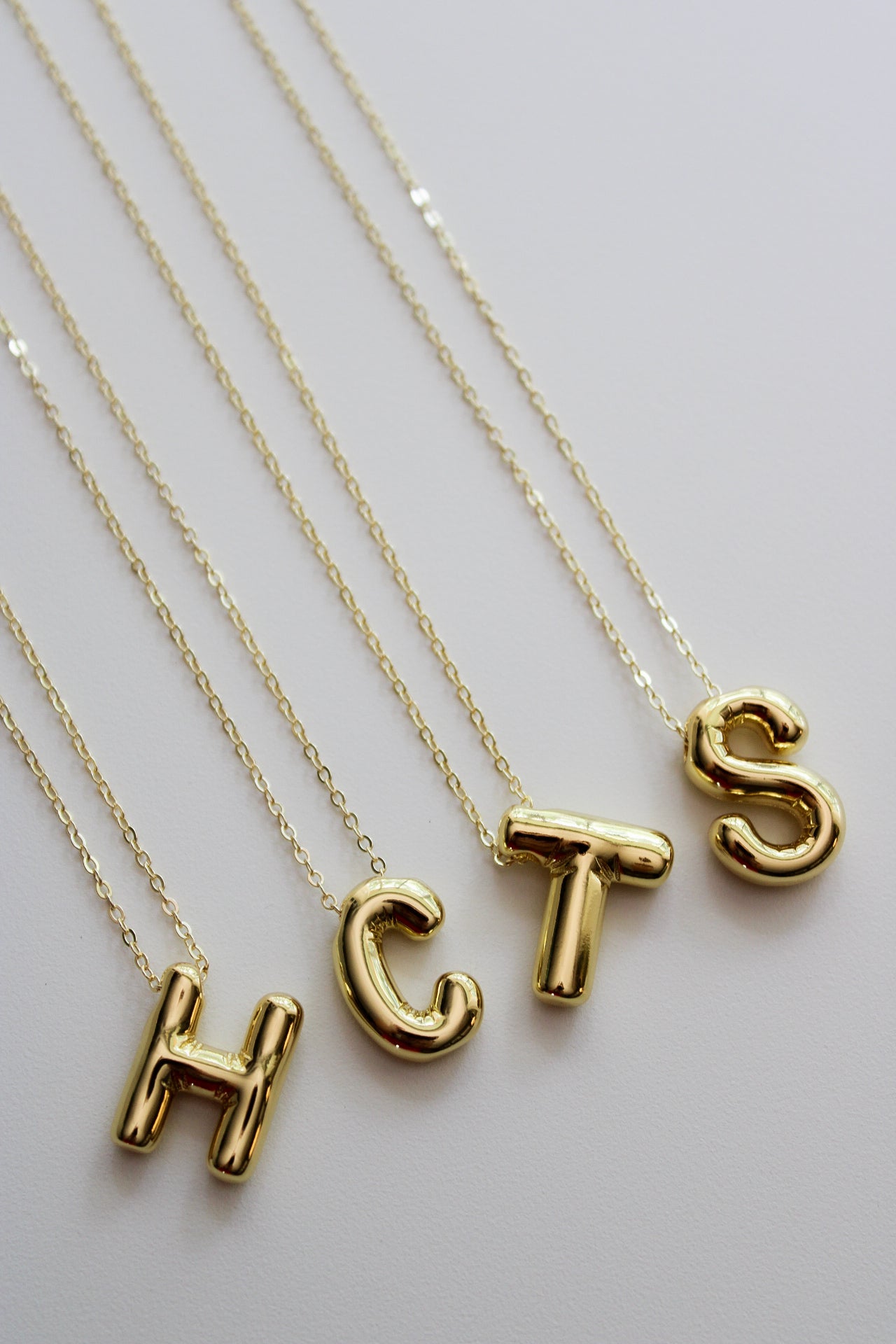 Balloon Initial Necklace