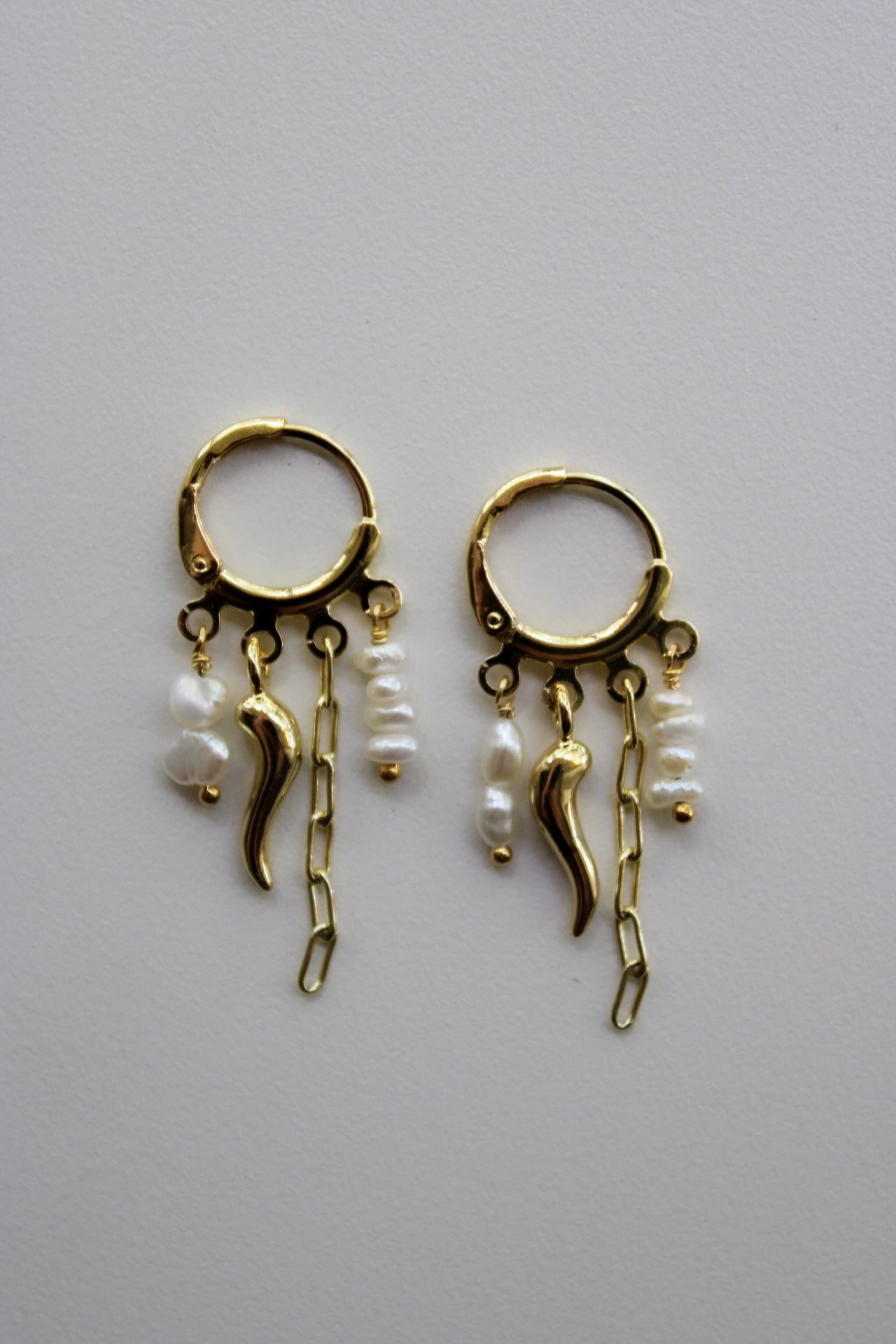 Haven Pearl Hoops