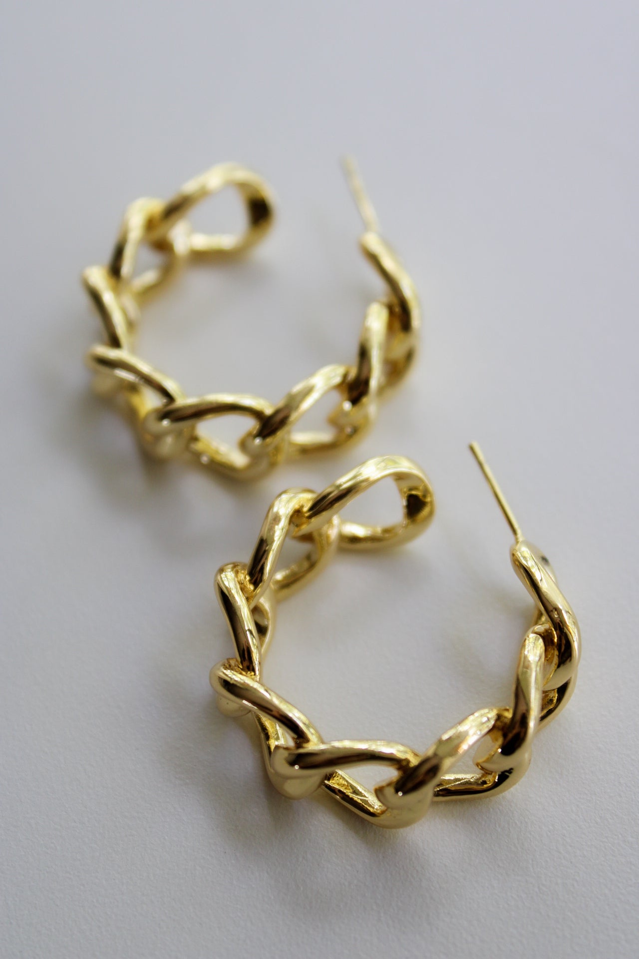 Chunky Chain Hoops