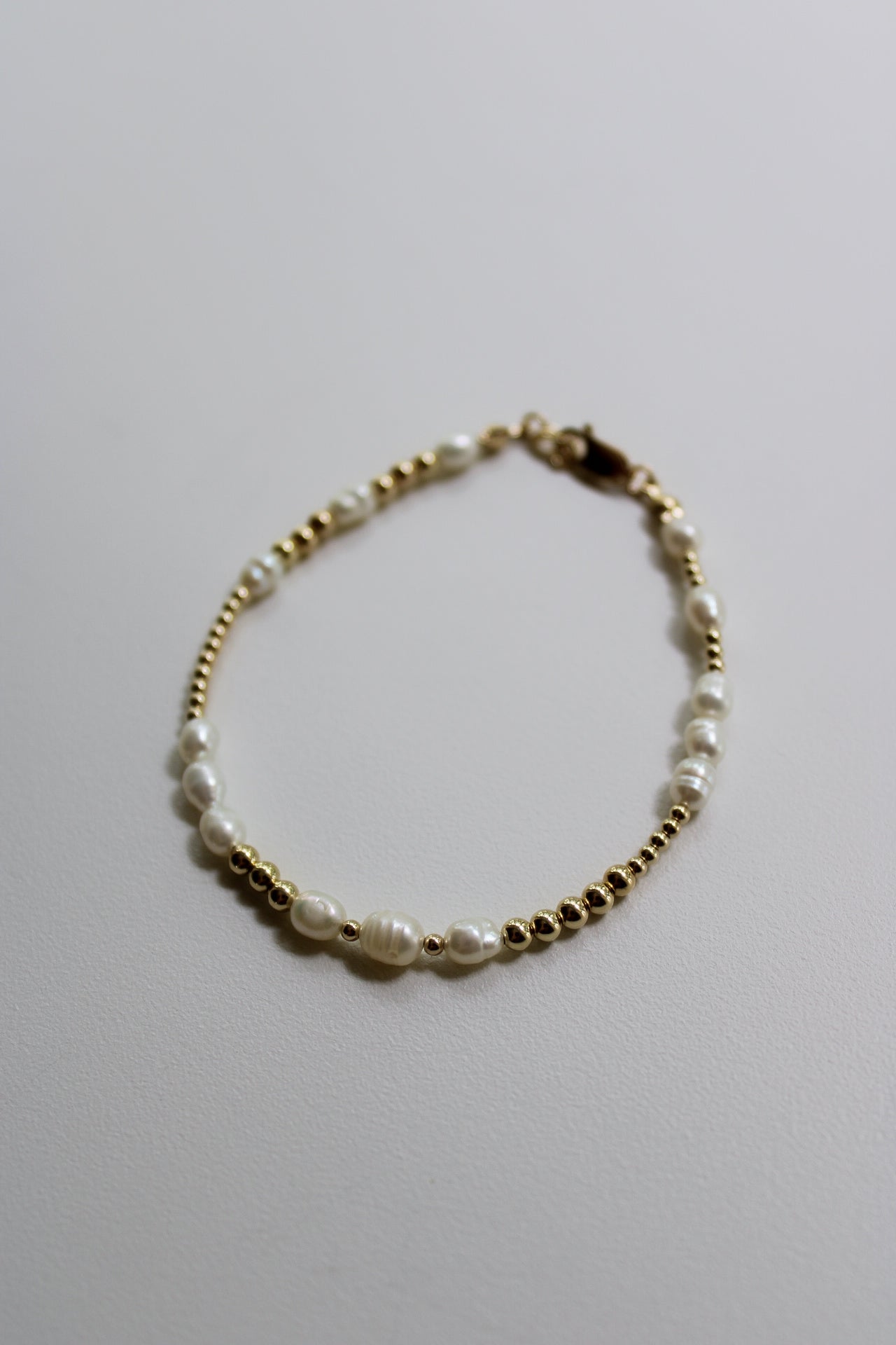 Pearl Beaded Bracelet Stack