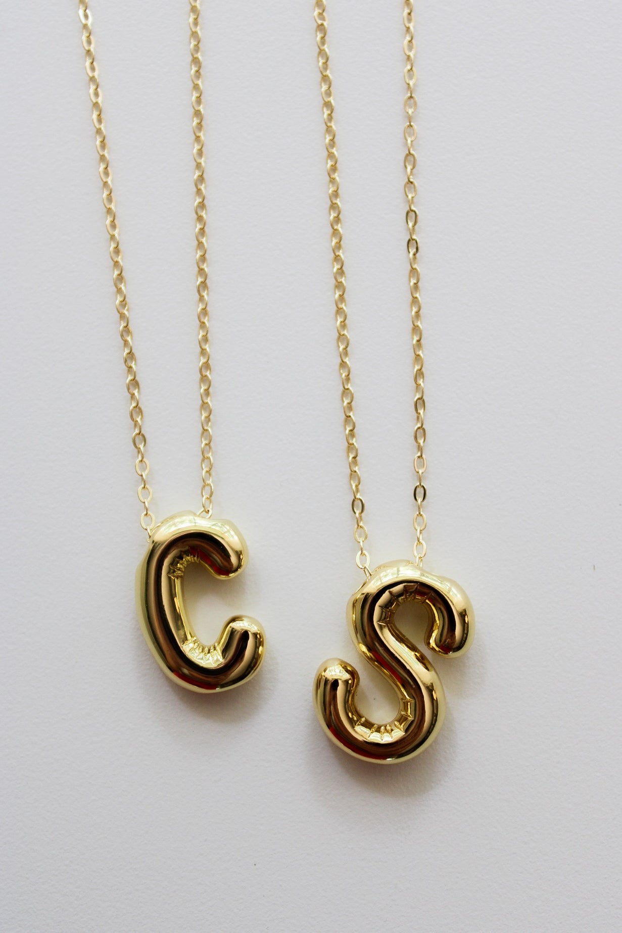 Balloon Initial Necklace