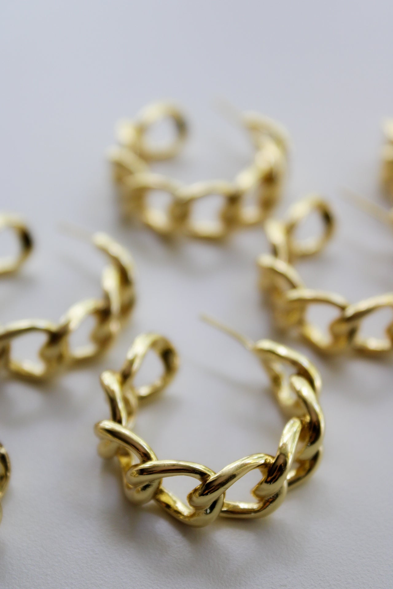 Chunky Chain Hoops