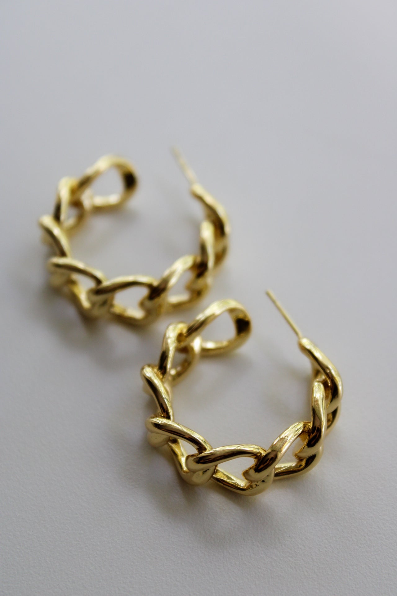 Chunky Chain Hoops