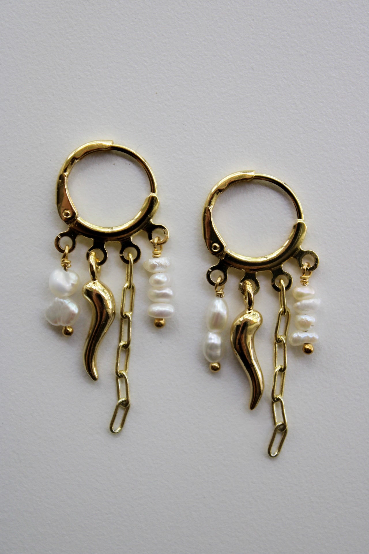 Haven Pearl Hoops
