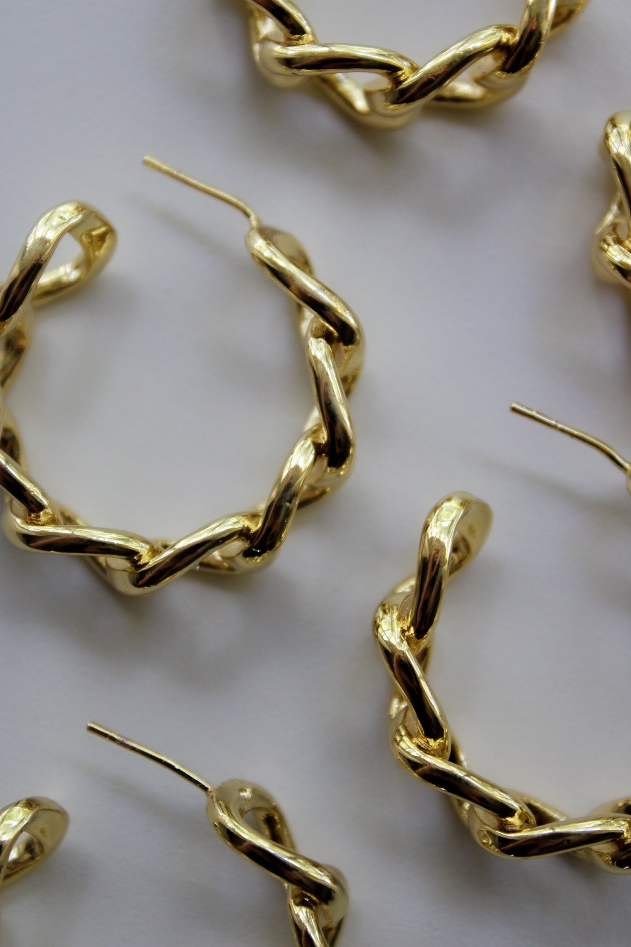 Chunky Chain Hoops