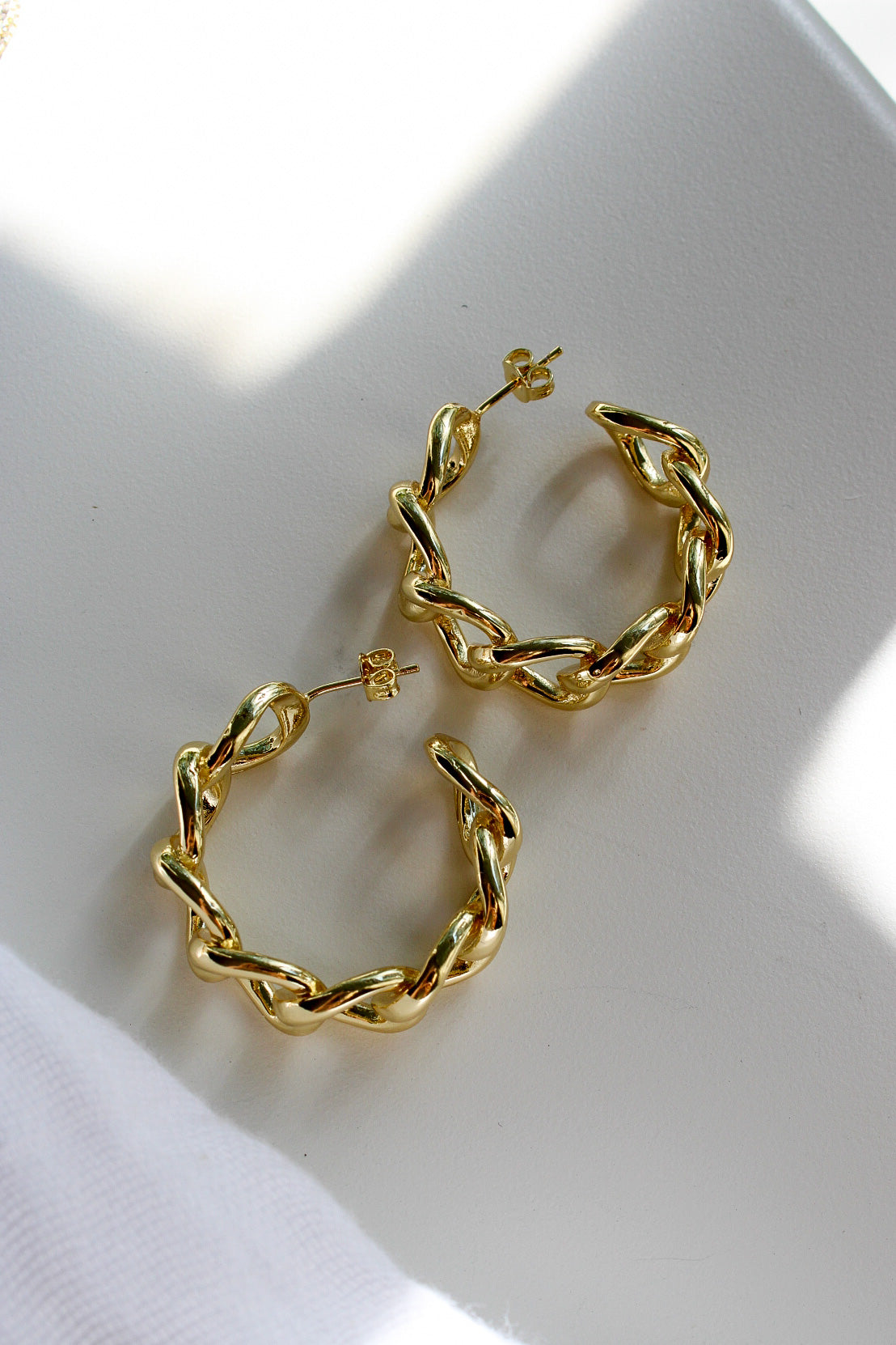 Chunky Chain Hoops