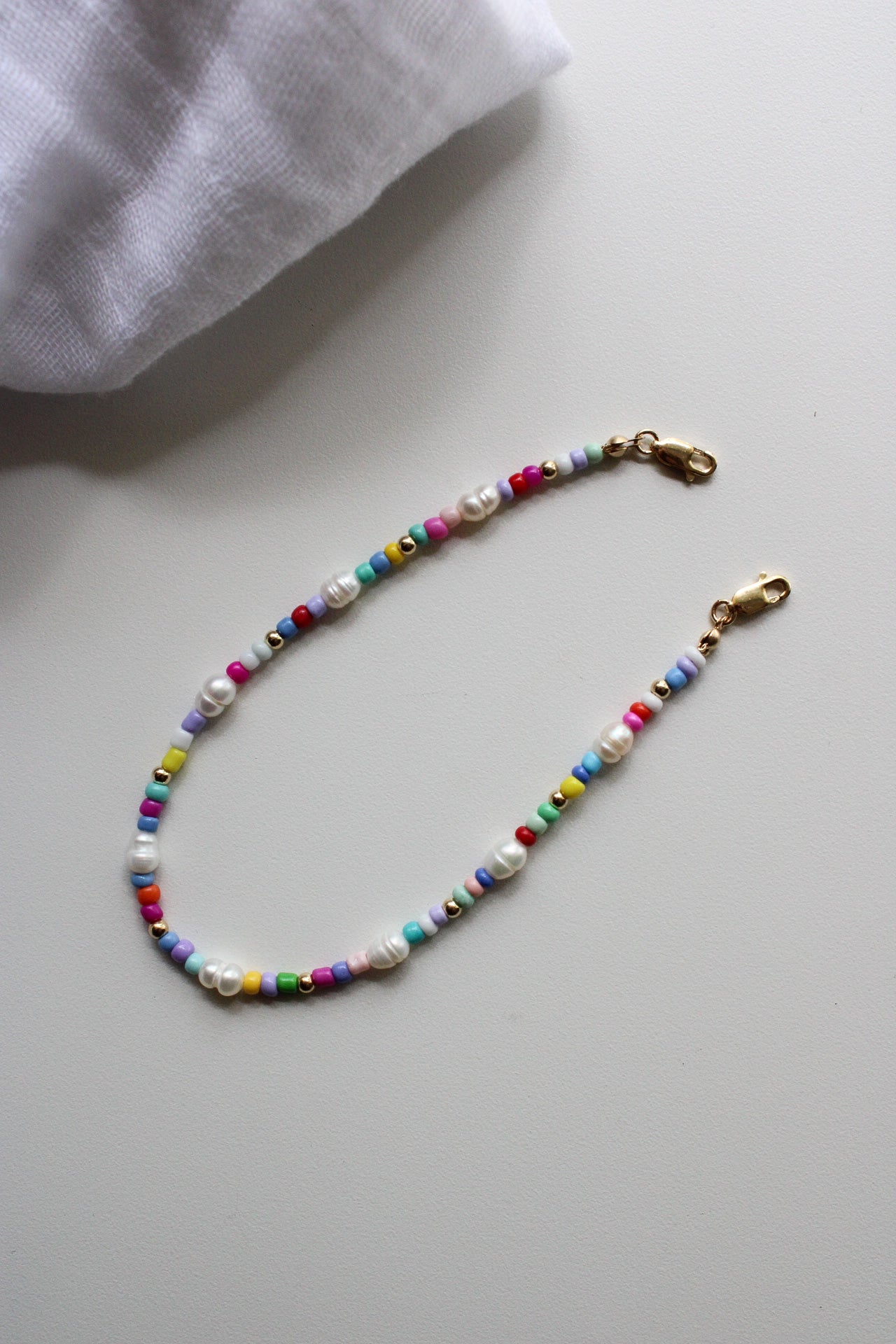 Color Beads Hat Chain
