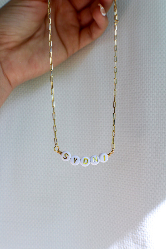 Custom Beaded Chain Necklace