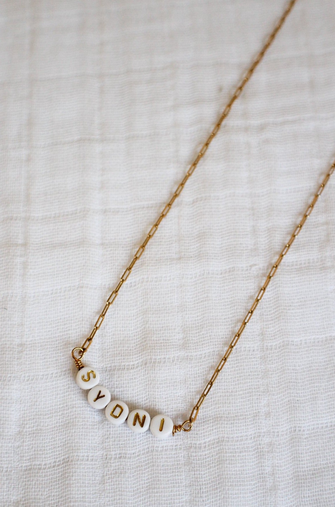 Custom Beaded Chain Necklace