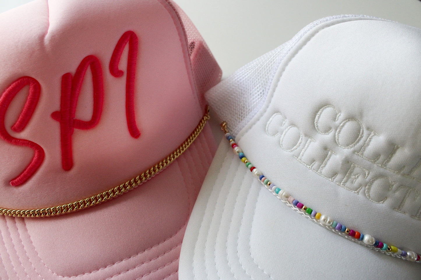 Color Beads Hat Chain