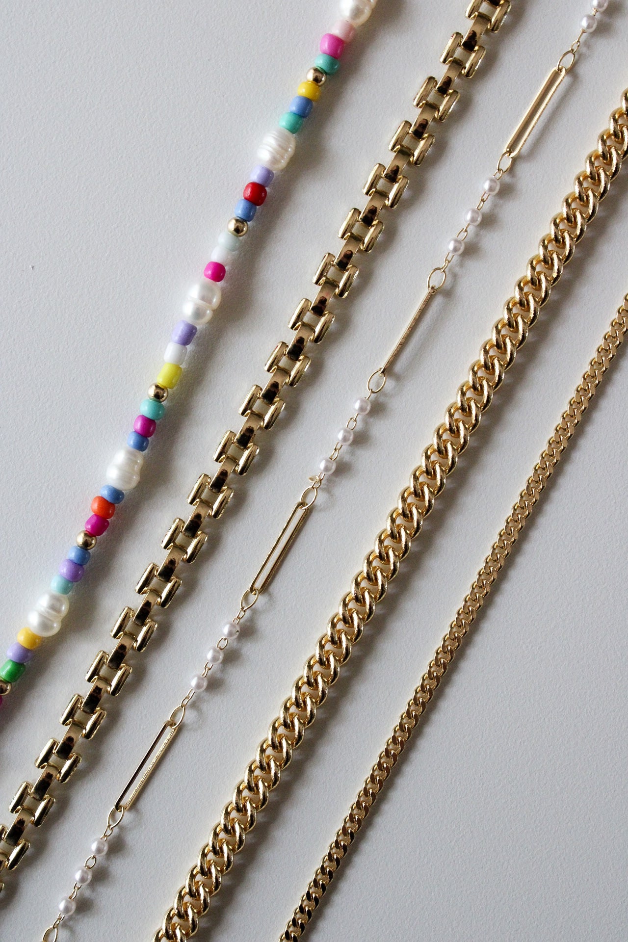 Color Beads Hat Chain