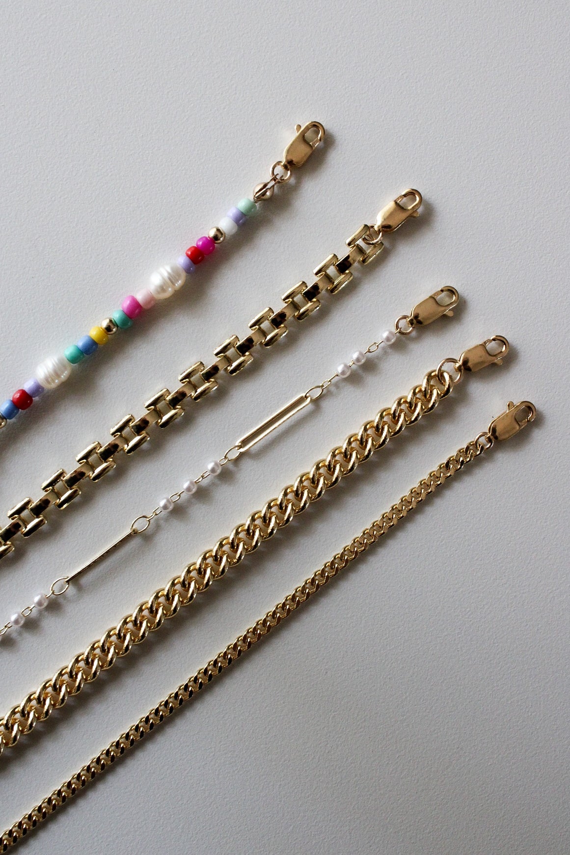 Color Beads Hat Chain