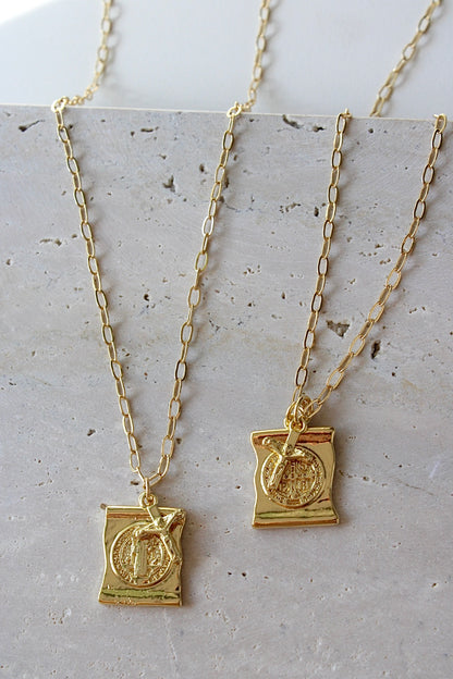 Saint Benedict Pendant Necklace