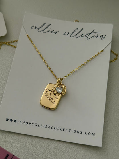 Bold Tag Pendant