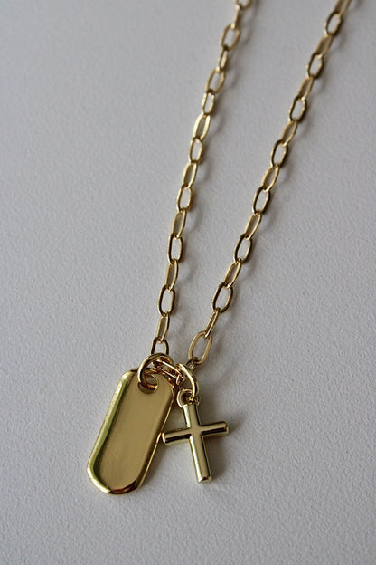 Engraved Tag Necklace