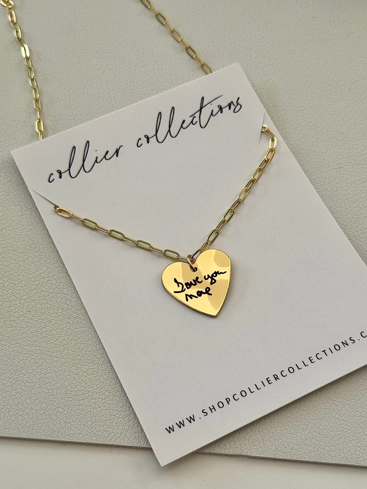Hammered Heart Pendant