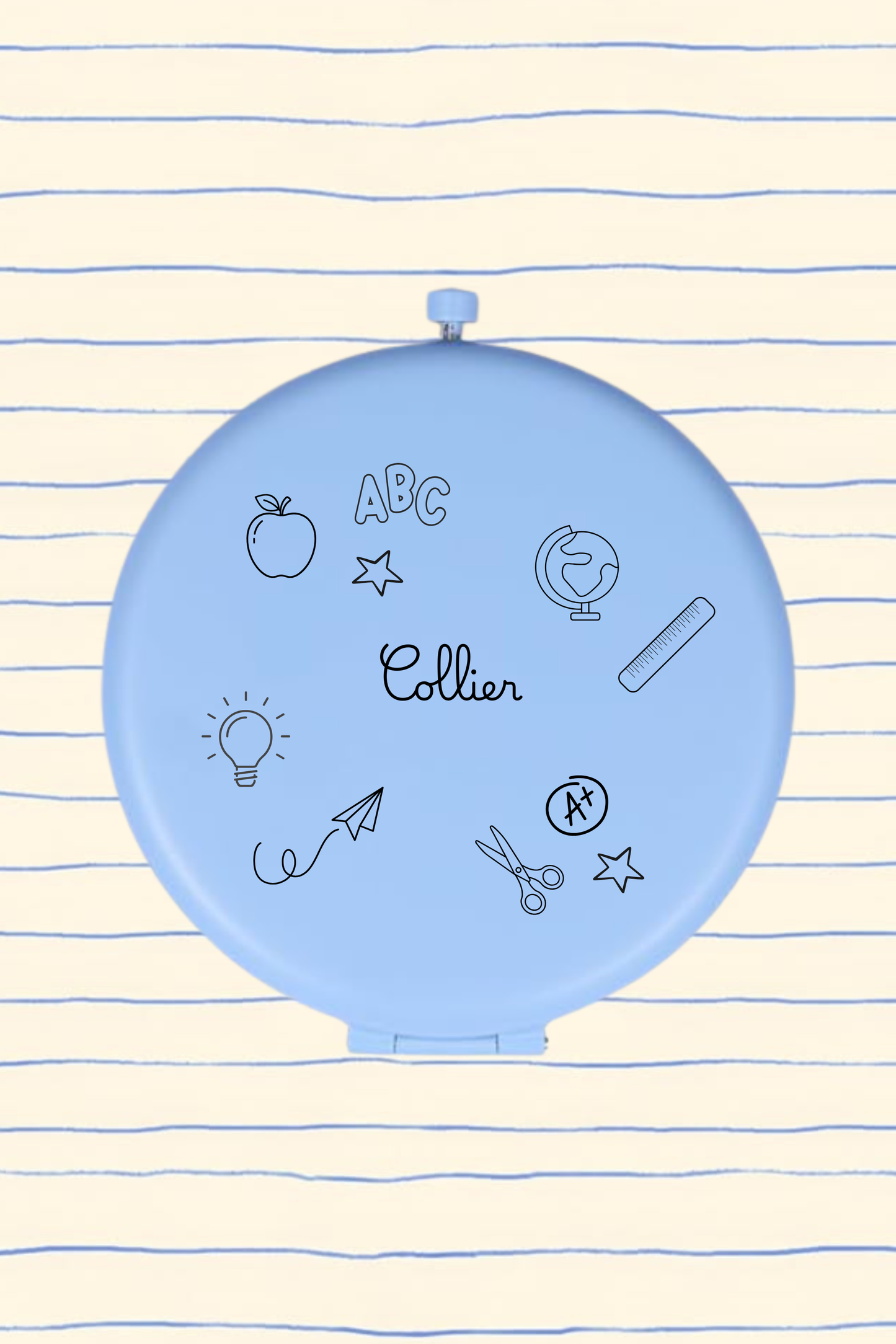 Icon Engraved Compact Mirror