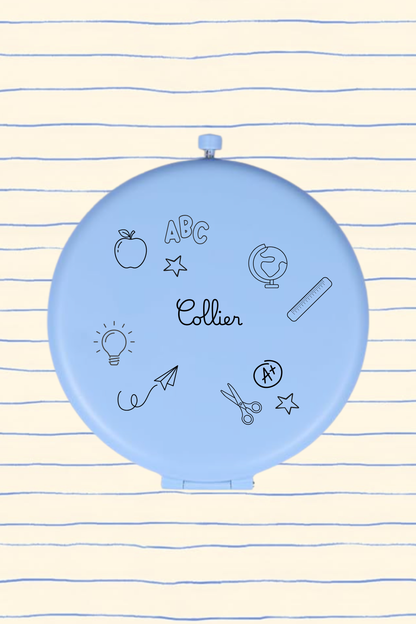 Icon Engraved Compact Mirror