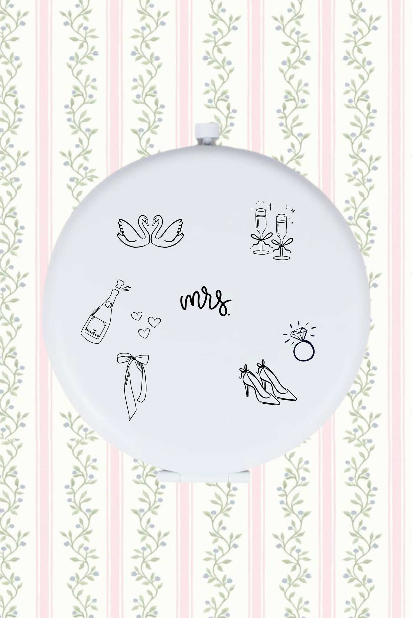 Icon Engraved Compact Mirror