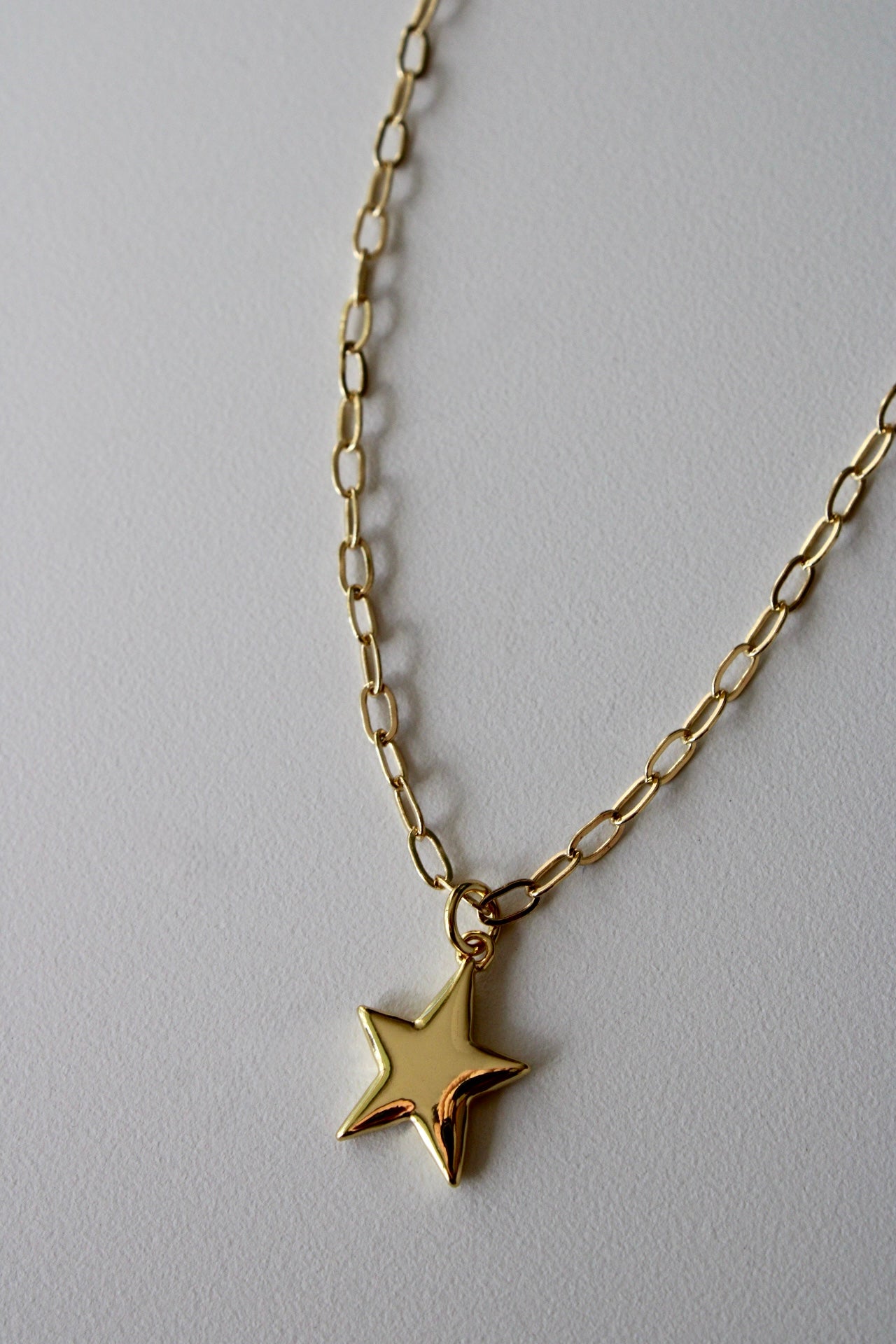Engraved Star Necklace