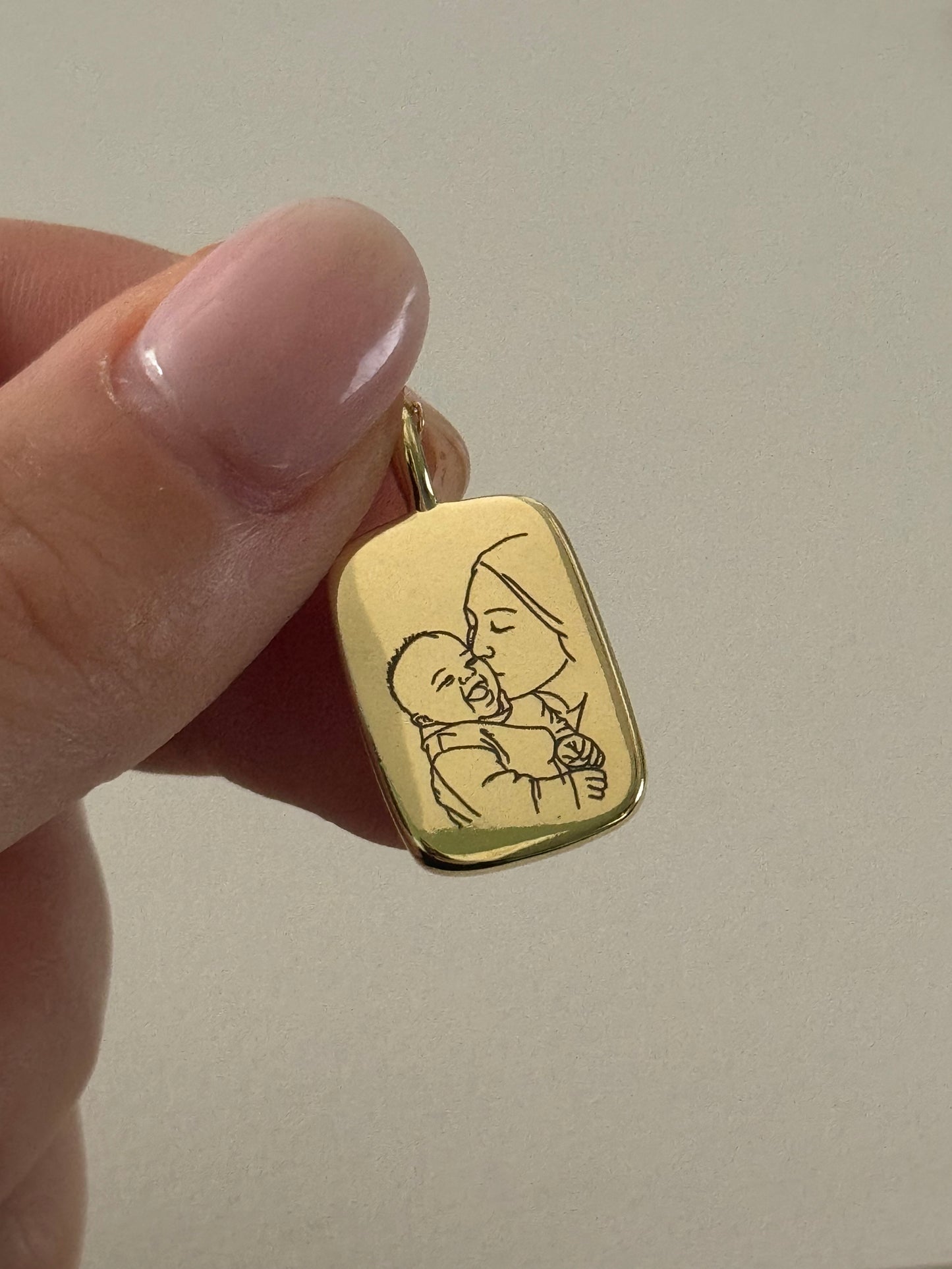 Bold Tag Pendant