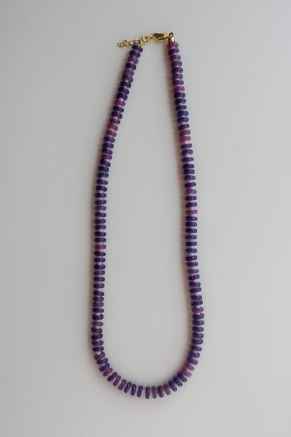 Purple Beaded Necklace