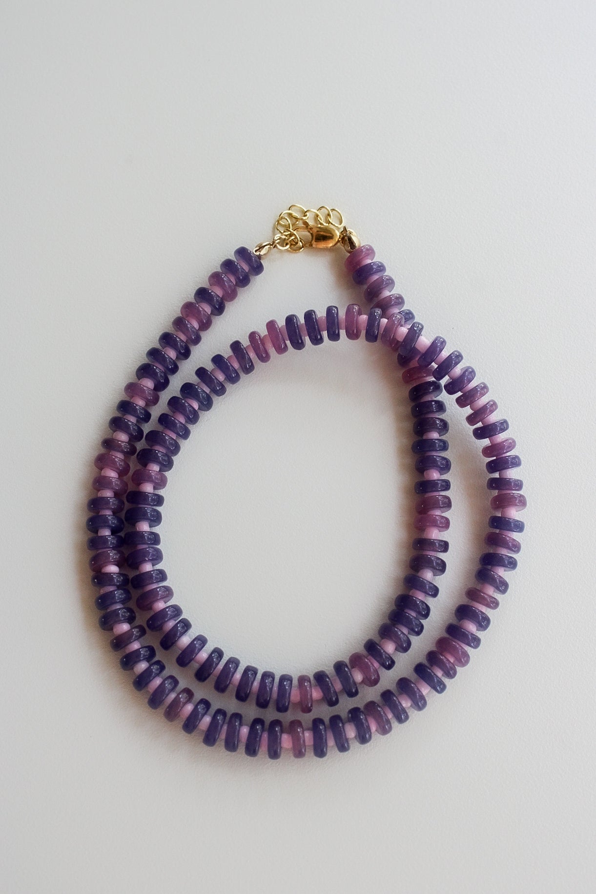 Purple Beaded Necklace