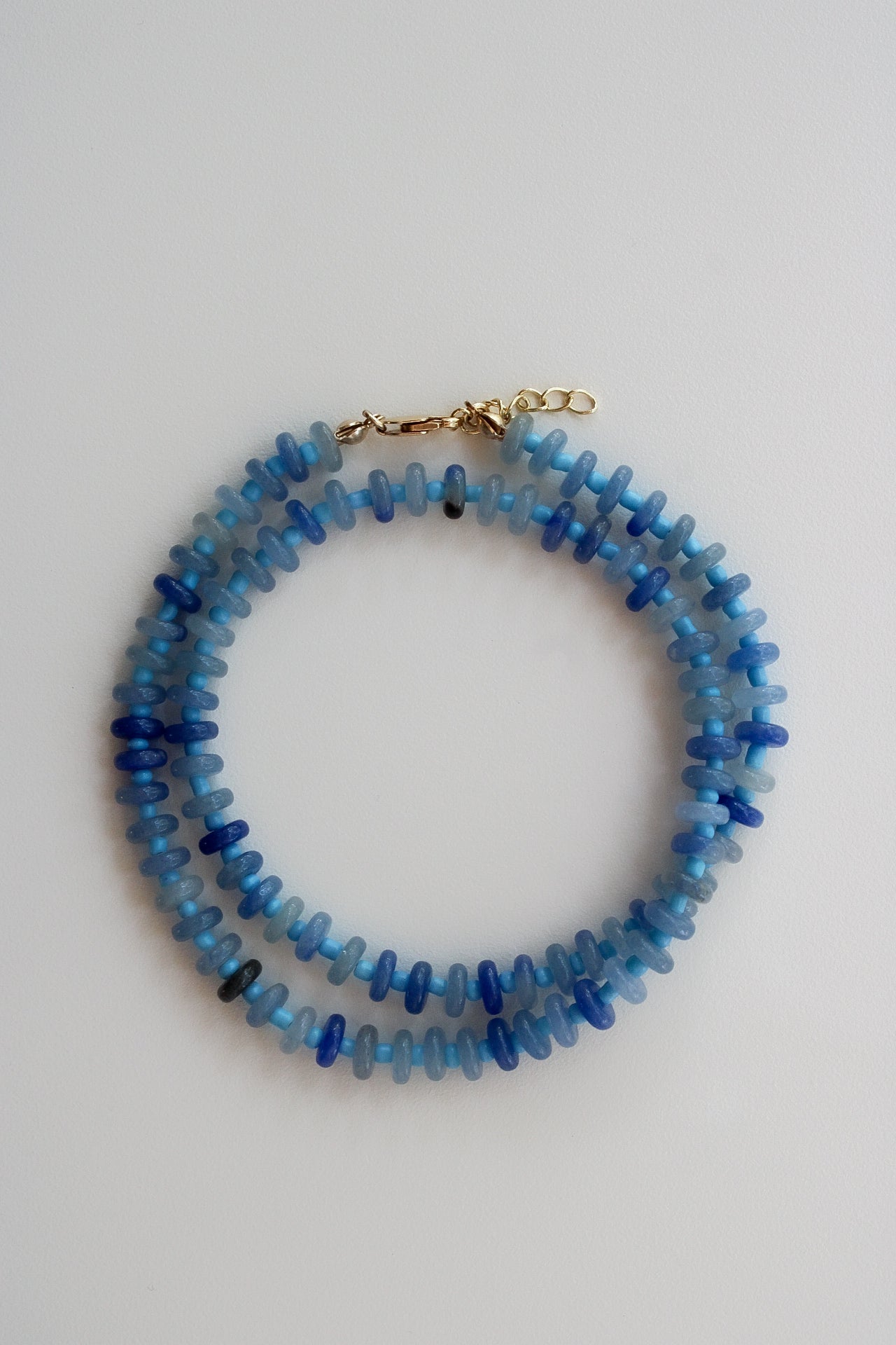 Blue Beaded Necklace