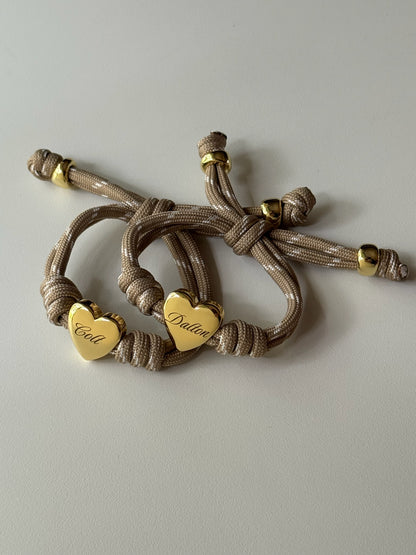 Heart Cord Bracelet
