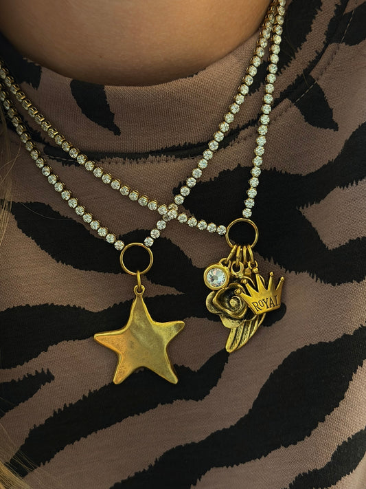 Tennis Charm Necklace