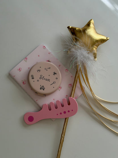 Icon Engraved Compact Mirror