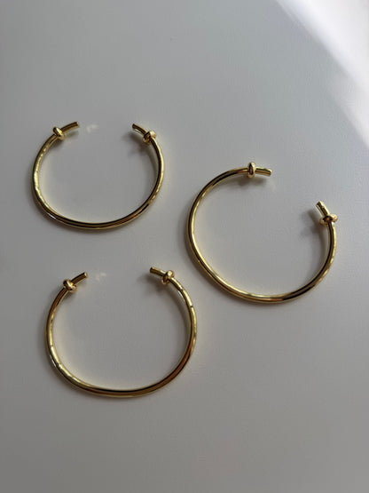 Engraved Cuff Charm Bracelet