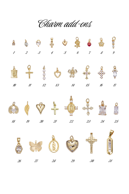 Charm Add-Ons for Engraved Necklaces