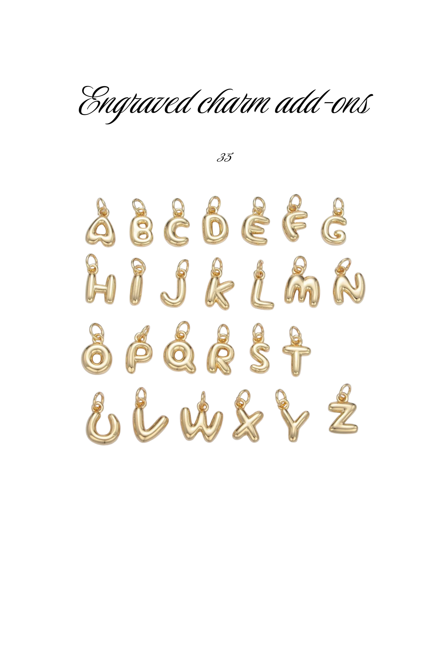 Engraved Crucifix Triple Charm Necklace