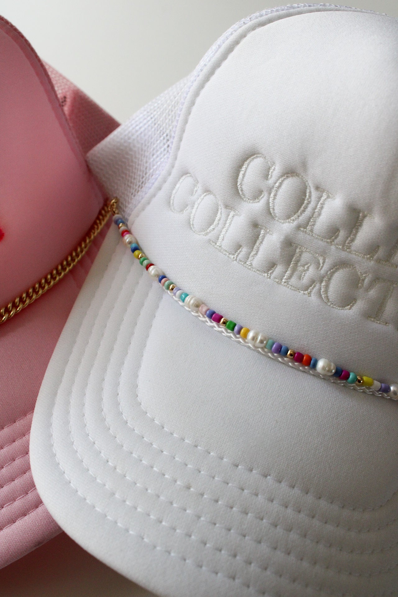 Color Beads Hat Chain