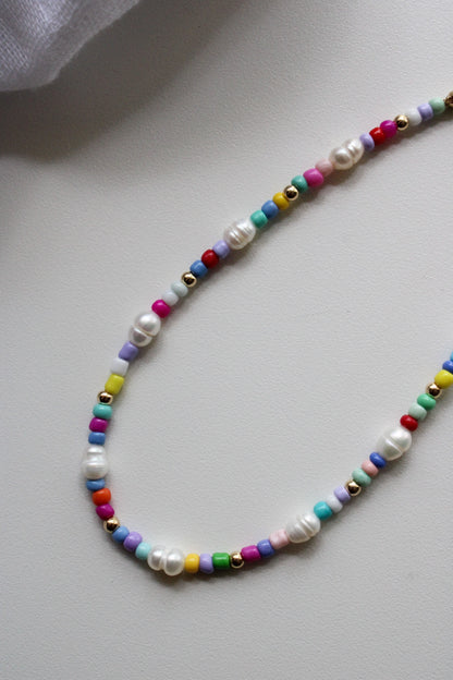 Color Beads Hat Chain