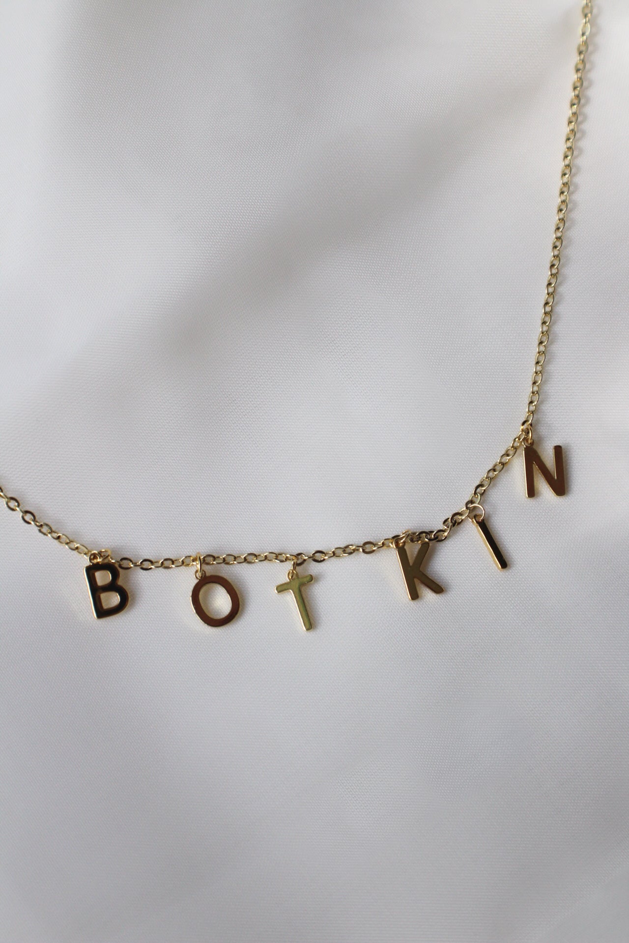 Solid Letters Name Necklace